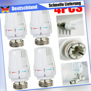 4 Stk Thermostatkopf Heizkörper Regler Thermostat Kopf Heizung Ventil M30 x 1,5