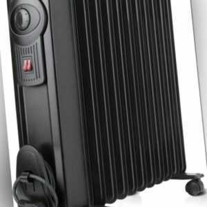 Ölradiator Black+Decker 2000W 2-Stufen Öl Radiator 9Rippen Heizkörper Heizung
