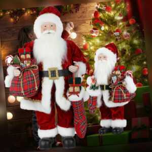 Weihnachtsmann Nikolaus Figur Santa Claus gross Christmas weihnachtsdeko XXL
