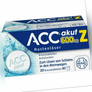 ACC akut 600 Z Hustenlöser Brausetabletten 20 St PZN03294723