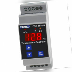 ESM-1510-N Hutschiene DIN TEMPERATURREGLER PTC Pt100 PT1000 J K Thermostat 999°C