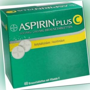 ASPIRIN plus C Brausetabletten, 40 Stück, ,PZN 03464237 3464237