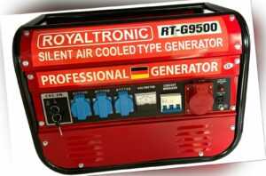 Royaltronic 5,5 PS Notstromaggregat Benzin Stromerzeuger Generator G9500
