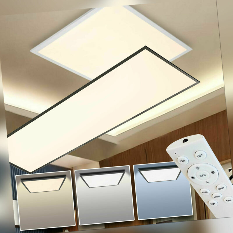 LED Panel Flach Decken Leuchte Lampe CCT dimmbar mit Fernbedienung