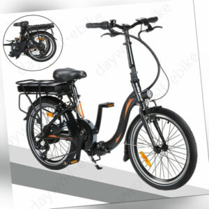 20 Zoll Elektrofahrrad Klapprad E-Bike 250W Shimano Pedelec Citybike 25km/h