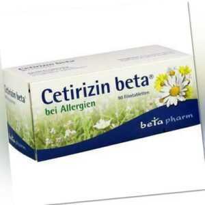 CETIRIZIN beta Filmtabletten 90 St PZN 15785277