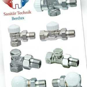 Reduzierte Preise Heimeier Thermostatventil V-Exakt II 3/8" 1/2" 3/4" Heizkörper