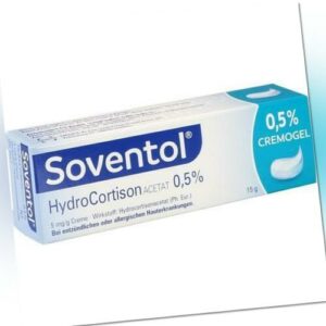 SOVENTOL Hydrocortisonacetat 0,5% Creme 15 g 10714350