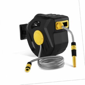 Wasserschlauch Aufroller Schlauchtrommel Gartenschlauch Automatik Schlauch 20M