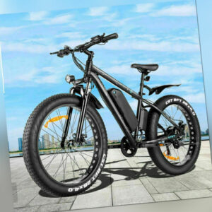 E-MountainbikeElektrofahrrad E Bike 26 Zoll City Bike Shimano 21-Gang E-Bike DE