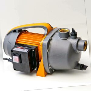 Kreiselpumpe 1200 W Wasserpumpe Gartenpumpe Brunnenpumpe Jetpumpe 3800 L 45m NEU