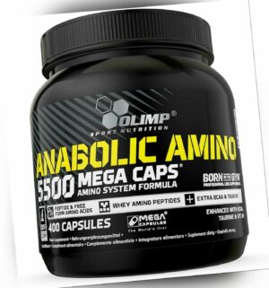 Olimp Anabolic Amino 60,97€/kg 5500 Mega Caps 400 Kapseln