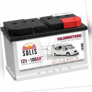 100AH 12V USV Solarbatterie Boot Wohnmobil Versorgung Marine Akku Solar Batterie