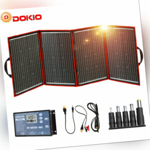 200W Faltbar Tragbar SolarPanel +12V 20A Ladegerät für Autobatterie/Powerstation