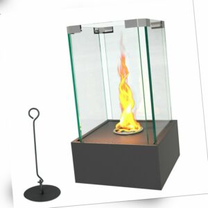 Tischkamin Tischfeuer Highlight Flame Deko Bio-Ethanol Tischdekoration Glaskamin