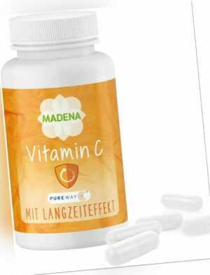Madena Vitamin C 120 Kapseln mit Langzeiteffekt &  PureWay-C für das Immunsystem