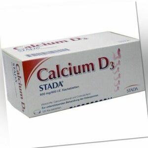 CALCIUM D3 STADA 600 mg/400 I.E. Kautabletten 120 St 09234314
