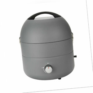 TAINO Grill-to-Go portabler Gas-Grill Camping-Grill Grau
