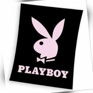 PLAYBOY Korall Fleecedecke Bunny Decke 150 x 200 cm