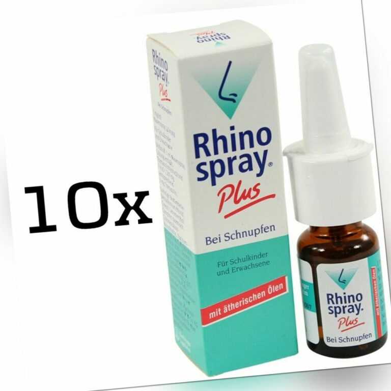 10x Rhinospray plus Nasenspray 10 ml, PZN 07610138