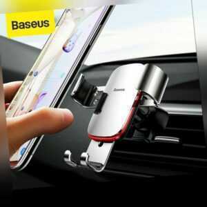 Baseus Auto Handy Halterung Metall Automatik Clamp Halter Für Iphone Samsung LG