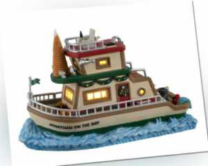 LEMAX 15754 - JONATHAN''S HOUSEBOAT ON THE BAY, Weihnachtsdorf, Winterdorf -NEU