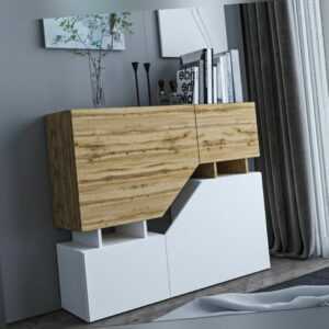 Kommode Ceelias Modern Wohnzimmer Sideboard mit Türen Highboard Schrank M24