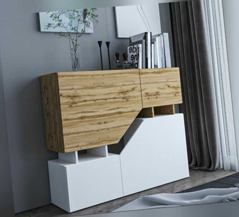 Kommode Ceelias Modern Wohnzimmer Sideboard mit Türen Highboard Schrank M24