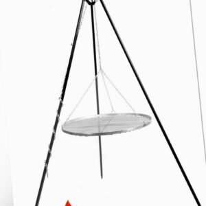 Dreibein Schwenkgrill mit Grillrost Ø 50 60 70 80 cm für Feuerschale Feuerkorb