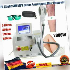 3 in1 OPT IPL Laser Salon Maschine Hautverjüngung RF Haarentfernung Gerät Beauty