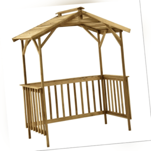 vidaXL Kiefer Imprägniert Grillpavillon Pavillon Grillzelt Grill Überdachung