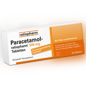 PARACETAMOL-ratiopharm 500 mg Tabletten, PZN: 01126111