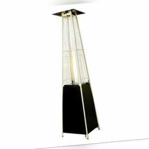 Traedgard® Pyramiden Heizstrahler Vesuvio Black Gas Heizpilz Terrasse