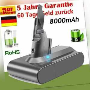 8000mAh für Dyson V7 Ersatzakku V7 Animal Motorhead Absolute Trigger DC35 Vakuum
