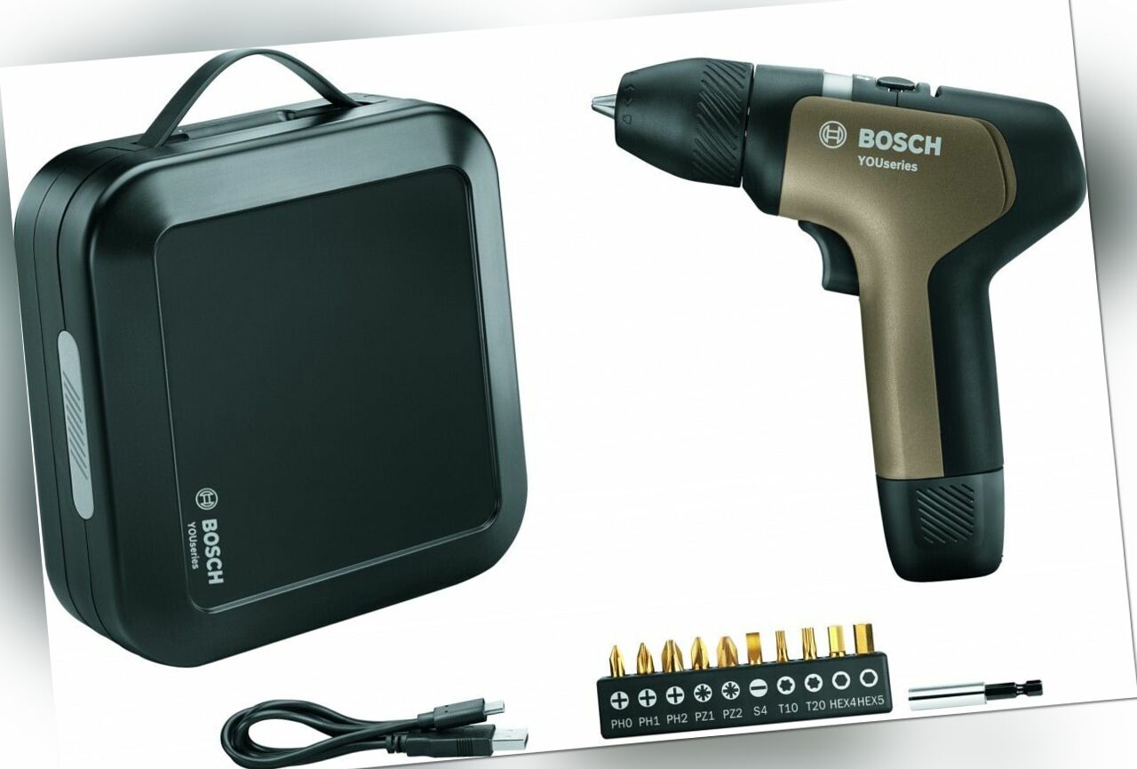 Bosch Akkuschrauber Set YOUseries Drill inkl. Akku Bohrschrauber