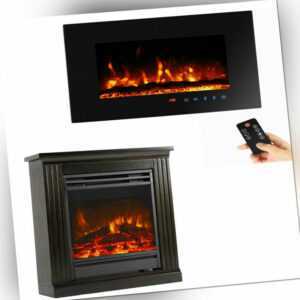Elektrokamin Elektrischer Kamin Flammeneffekt Standkamin/Wandkamin Heizgerät