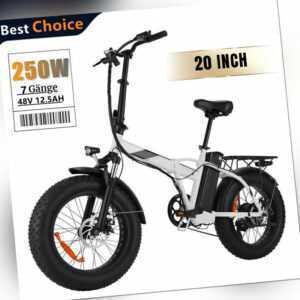 Elektrofahrrad 26 Zoll/20 Zoll Faltbares E-Bike Mountainbike Klapprad Pedelec