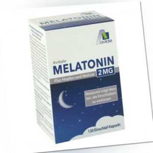 MELATONIN 2 mg plus Hopfen und Melisse Kapseln 120 St PZN 17379860