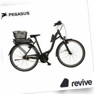 Pegasus SOLERO E8F PLUS 500 2021 Aluminium E-City-Bike Schwarz RH 45 Fahrrad