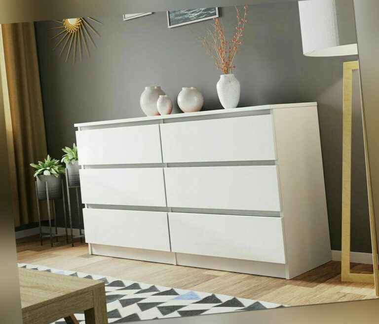 Kommode Malwa M6 140 Sideboard Highboard Schrank Kollektion 6-Schubladen M24