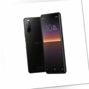 Sony Xperia 10 II schwarz Android Smartphone 6 Zoll OLED-Display...