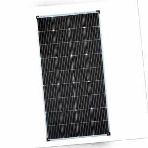 enjoy solar® Monokristallin 190W/12V  Solarmodul, 166*166mm PERC 9BB-Solarzellen