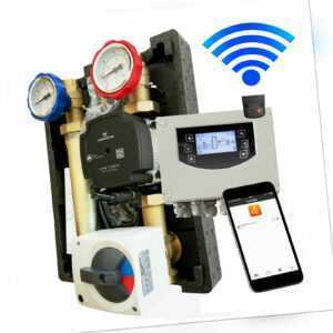 Pumpengruppe-Heizkreis-3-Wege Grundfos mit Steuerung Heizkreisregelung Wlan Wifi