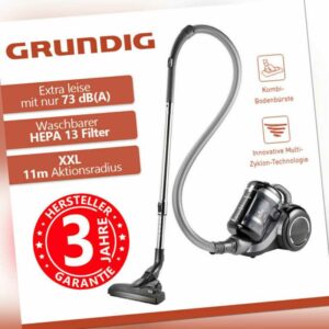 Grundig Staubsauger Zyklon Bodenstaubsauger beutellos Sauger Teppich Parkett