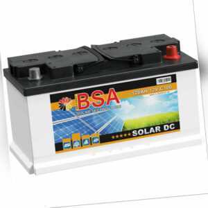 Solarbatterie 120Ah 12V USV Wohnmobil Versorgungsbatterie Boot Batterie 100AH