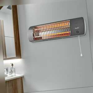 Wandheizung Heizstrahler Badezimmer elektrisch 2 Stufen Wärmestrahler Infrarot