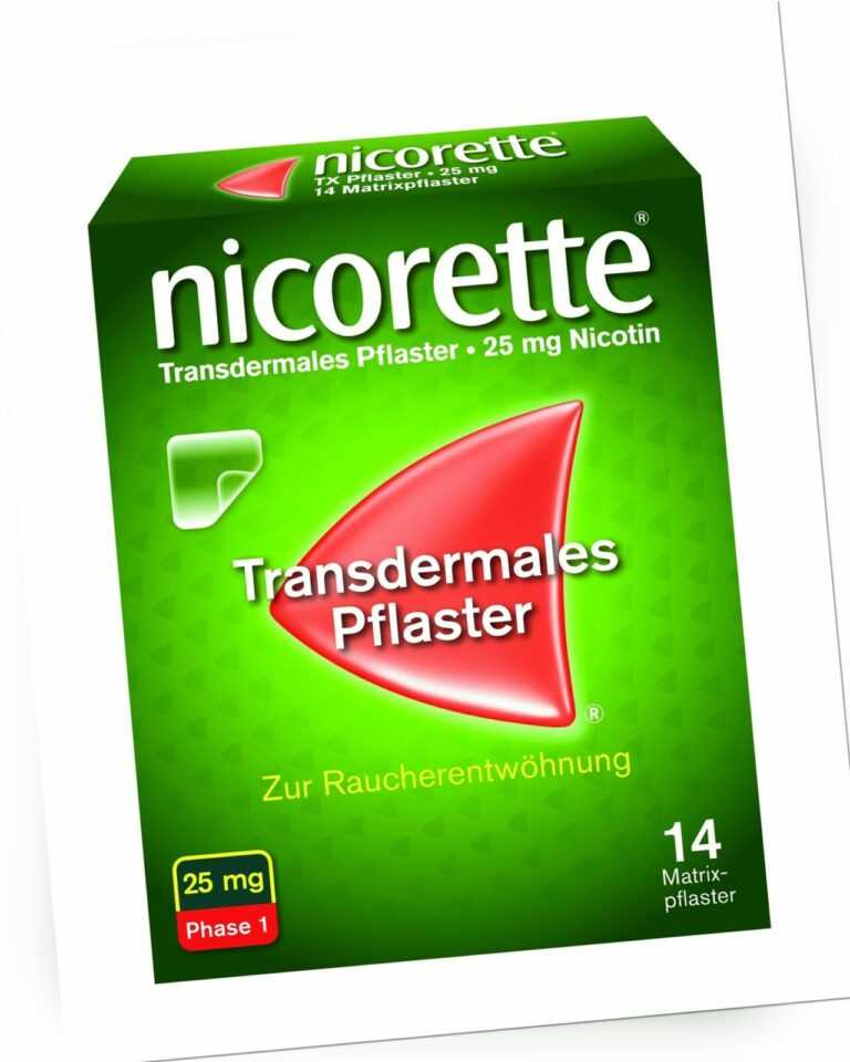 NICORETTE TX Pflaster 25 mg, PZN: 03273690