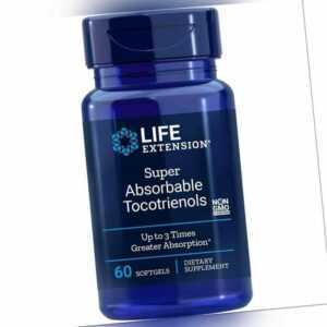 Life Extension, Super Absorbable Tocotrienols, 60 Weichkapseln - Blitzversand