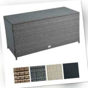 Polyrattan Auflagenbox Kissenbox Gartenbox Gartentruhe Aufbewahrungsbox