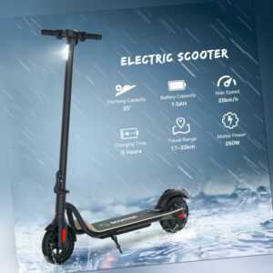 Elektro Scooter 250W Elektroroller Faltbar Aluminium E-Scooter 7500 mAh 25KM/H